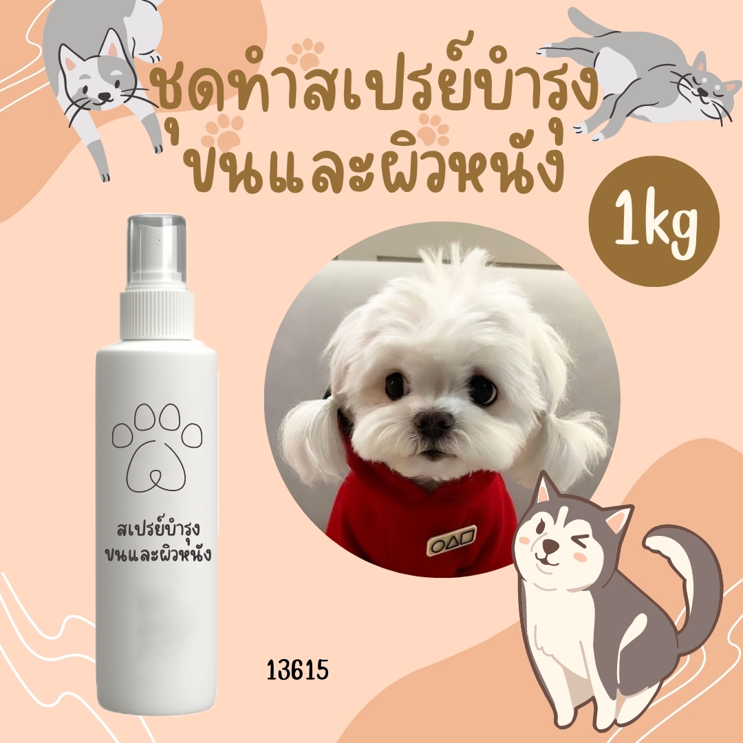 ชุดทำ สเปรย์บำรุงขน และผิวหนัง-1kg