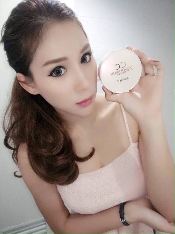 CC cushion powder แป้งน้ำ เนียนสดใส ตลอดทั้งวัน ราคาไม่แพง A445 ขายปลีก-ส่งเครื่องสำอางค์