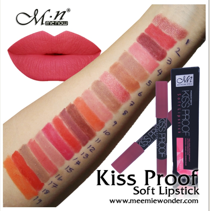 menow kiss proof lipstick สวยมากๆเลยค่า มาวันเดียวก็ขายหมด ♥