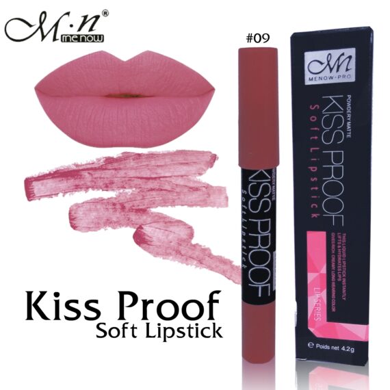 menow kiss proof soft Lipstick ลิปจุ๊ป มีนาว เลิศ