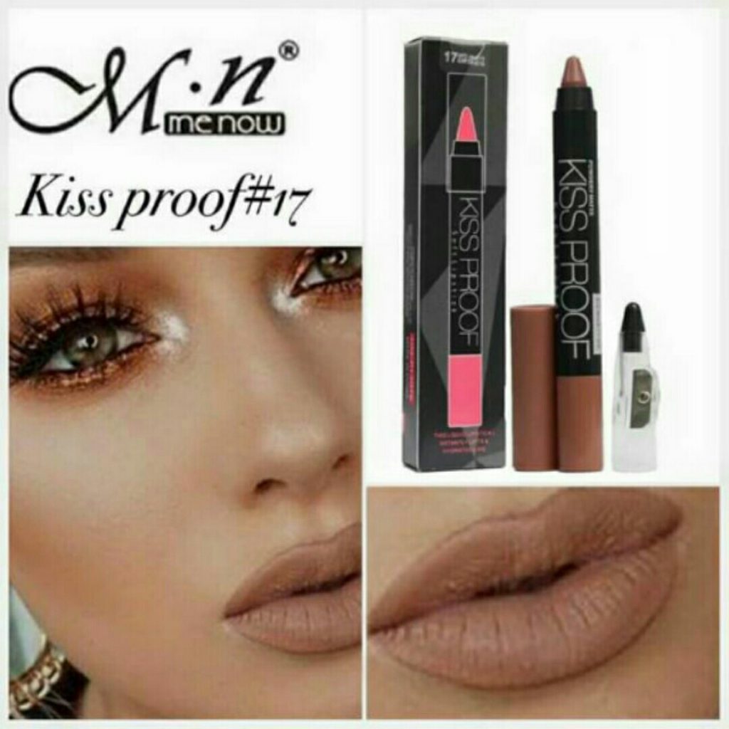 mn102-PI3016 Menow Kiss Proof soft lip ลิปจุ๊บแบบแท่ง คิสพรูฟ