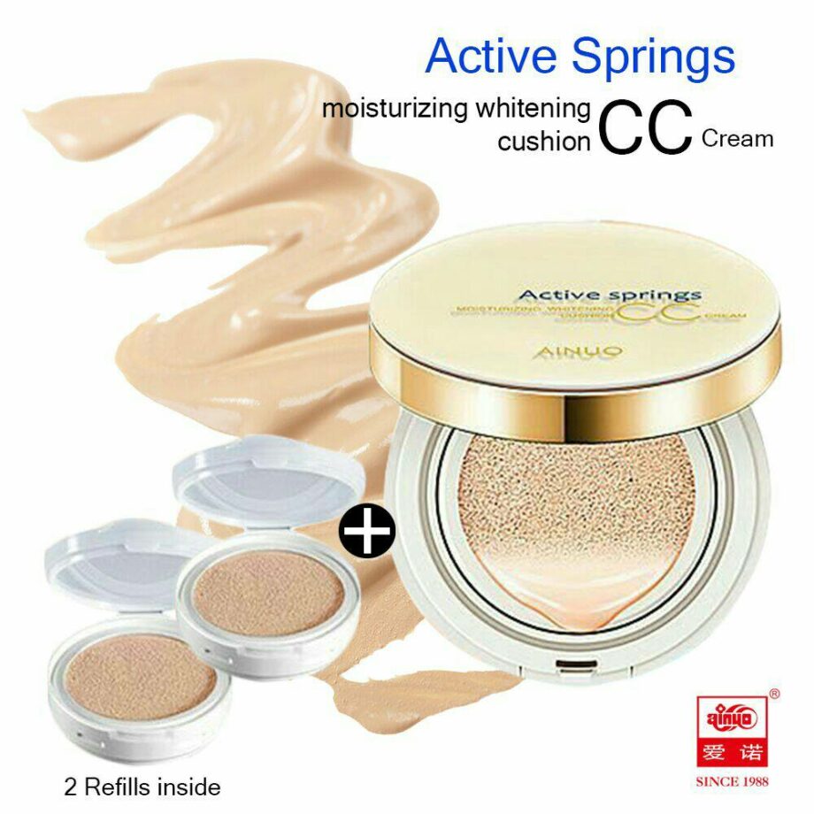 Ainuo Active springs water moisturizing whitening Cushion CC cream A509 แป้งน้ำคุชชั่น ดีจริงต้องไอนุโอ