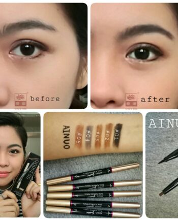 Ainuo GODDESS long-lasting eyebrow & eyeliner pencil 2หัว อายไลเนอร์ + เขียนคิ้วออโต้ A516