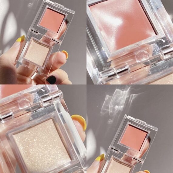 🧊MAGIC CASA Ice Cube Blush+Highlight🧊 บลัชออน+ไฮไลท์ เนื้อครีม สีสวย🔥