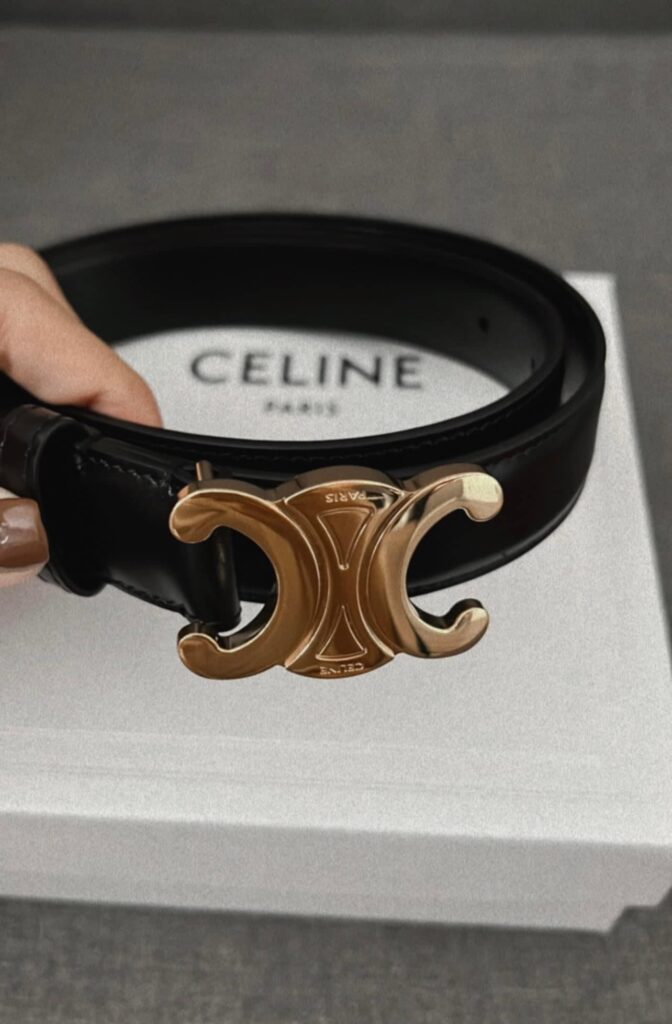 Celine medium triomphe belt